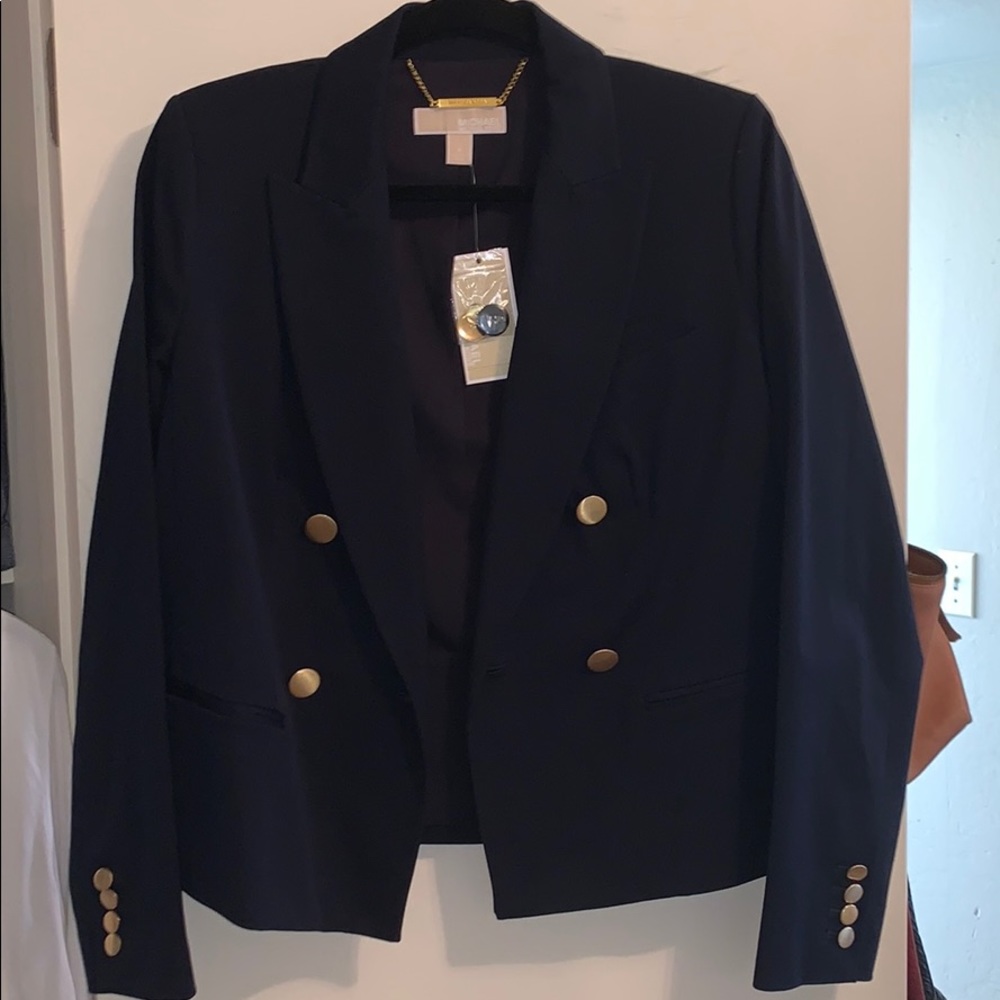 Michael Kors NWT navy blue blazer
